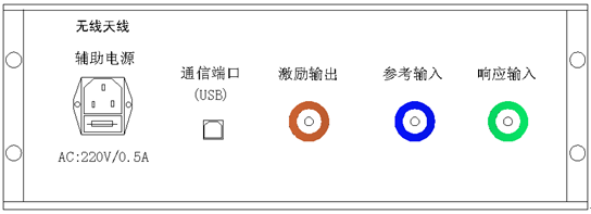 變壓器繞組變形測試儀后面板圖 變壓器繞組變形測試儀后面板圖